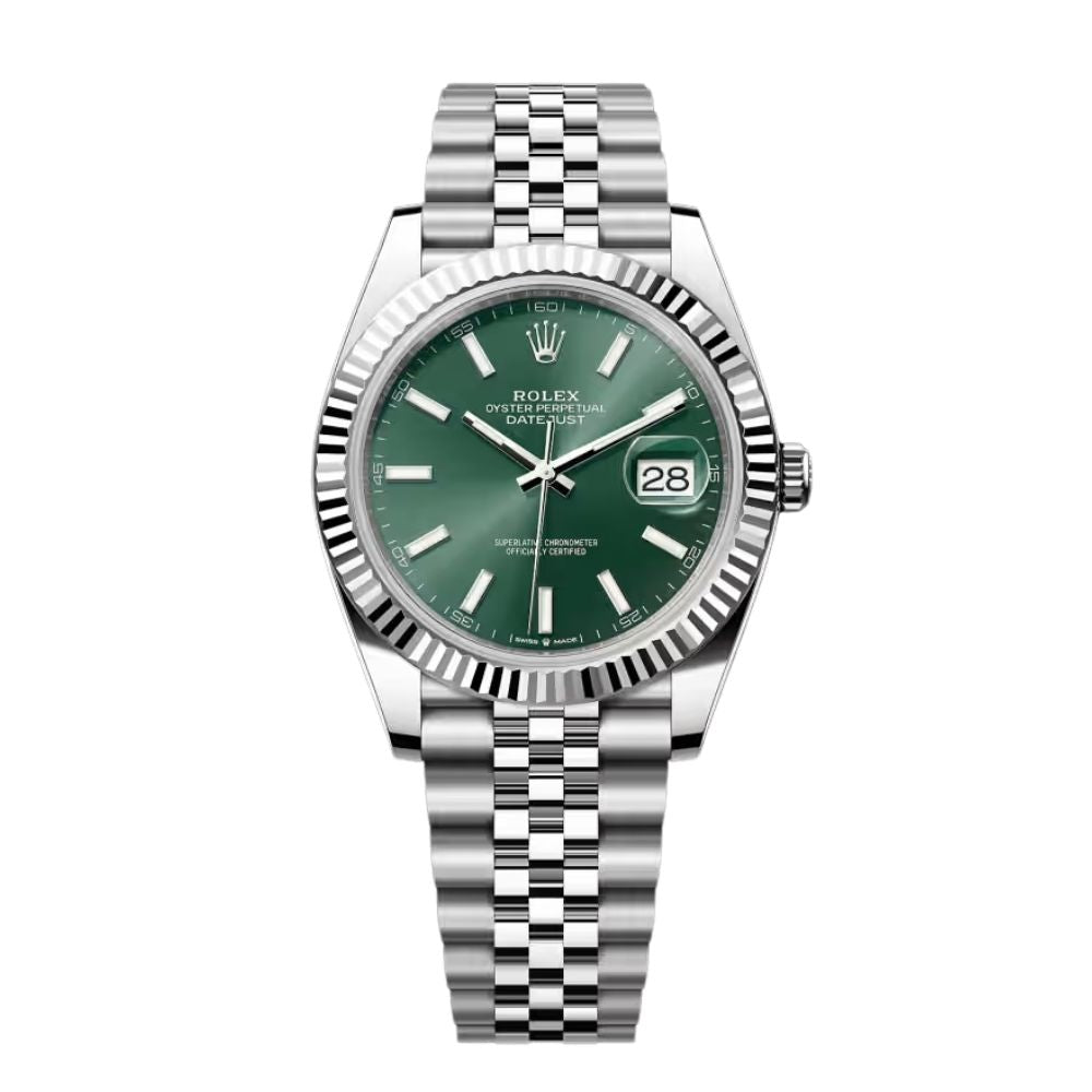 Rolex Datejust Green Dial Jubilee Bracelet 41mm